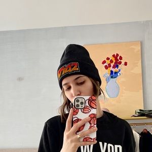 DSQUARED2 Black Beanie Hat